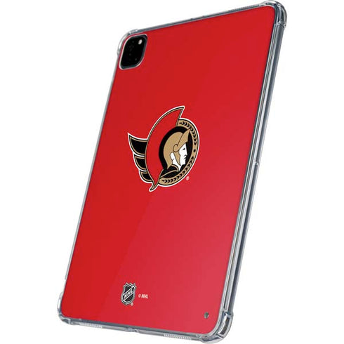 NHL Ottawa Senators Solid Background iPad Pro 11in (2024) Clear Case